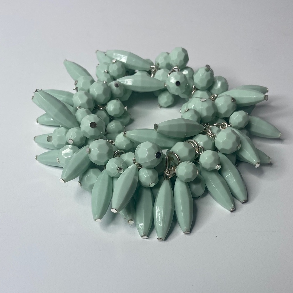 mark. Pastel Green Beaded Bracelet